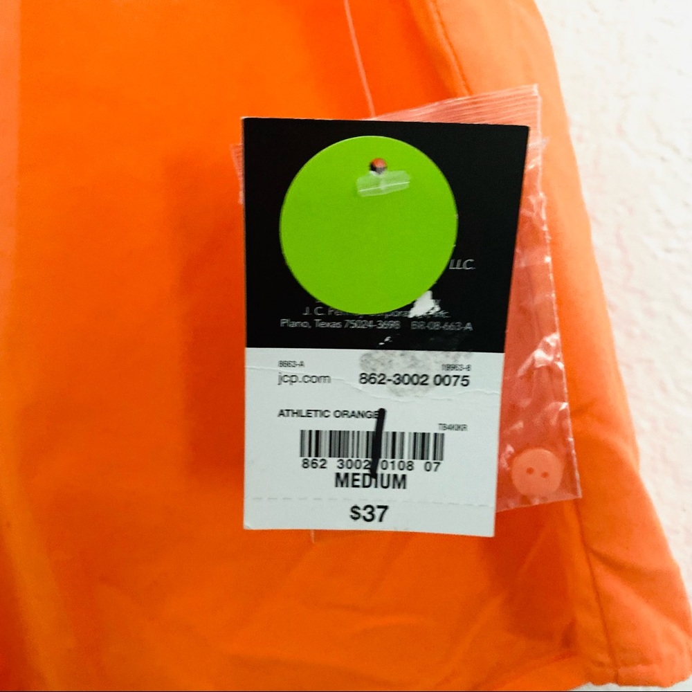 PROJECT RUNWAY Ruffle Sleeve Blouse Orange Size Medium - Picture 4 of 14